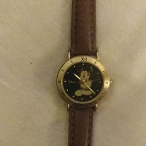 Mickey Mouse gold watch